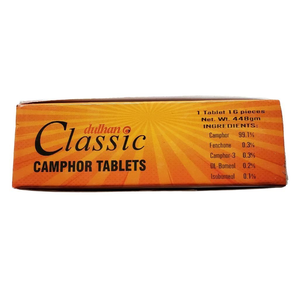 Dulhan Classic Smokeless Camphor Tablets 64 Pieces 400g - Singh Cart