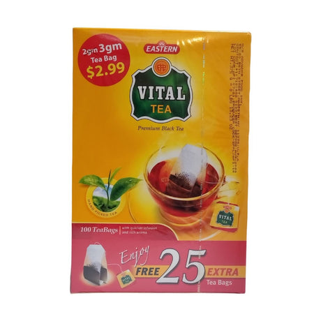 Eastern Vital Tea Bags Premium Black Tea 100 Tea bags - Tea | Desimart
