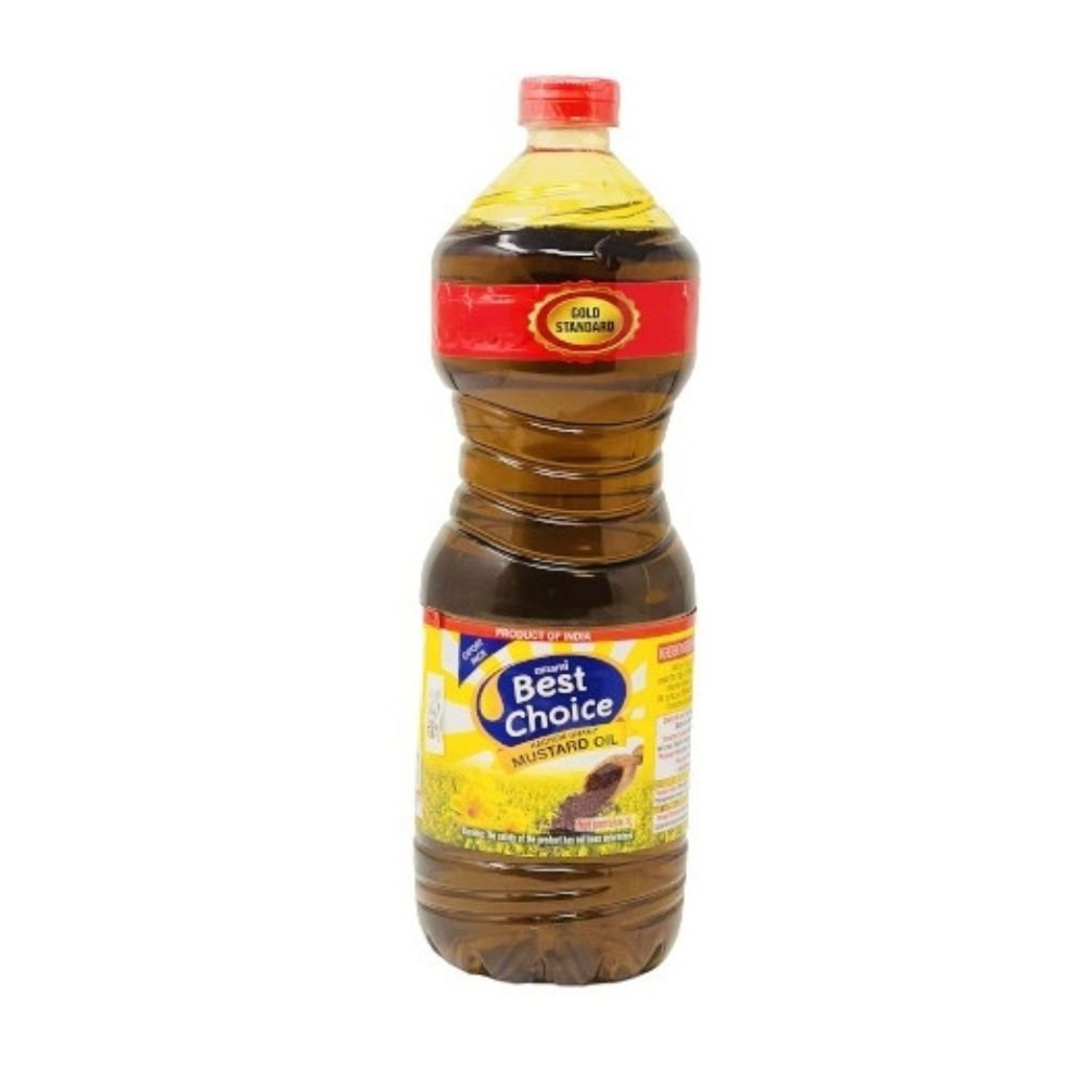 Emami Best Choice Kachchi Ghani Mustard Oil 1LT (33.8oz) - Ghee & Oil | Desimart
