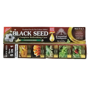 Essential Black Seed Toothpaste Organic Vegan 6.5oz - Oral care | Desimart