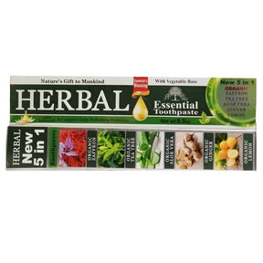 Essential Herbal Toothpaste 5in1 Organic Vegan 6.5oz - Oral care | Desimart