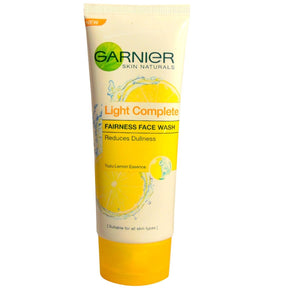 Garnier Light Complete Fairness Face Wash Reduces Dullness 100g (3.52oz) - Face Care | Desimart