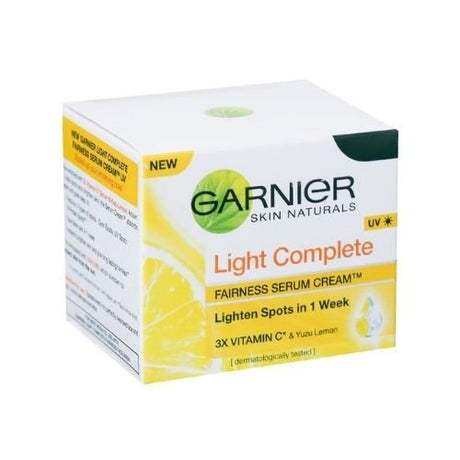 Garnier Light Complete Fairness Serum Cream UV With Vitamin C 45g - Face Care | Desimart