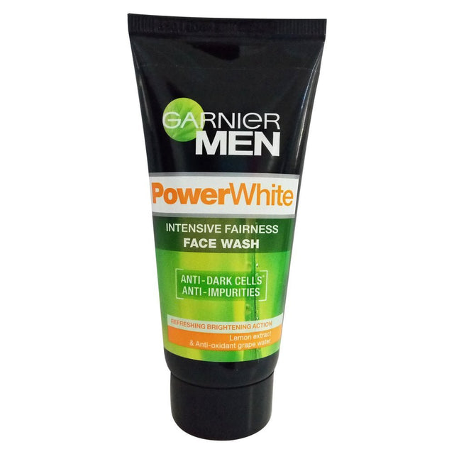 Garnier Men PowerWhite Face Wash Anti-Dark Cells 100g (3.53oz) - Face Wash | Desimart