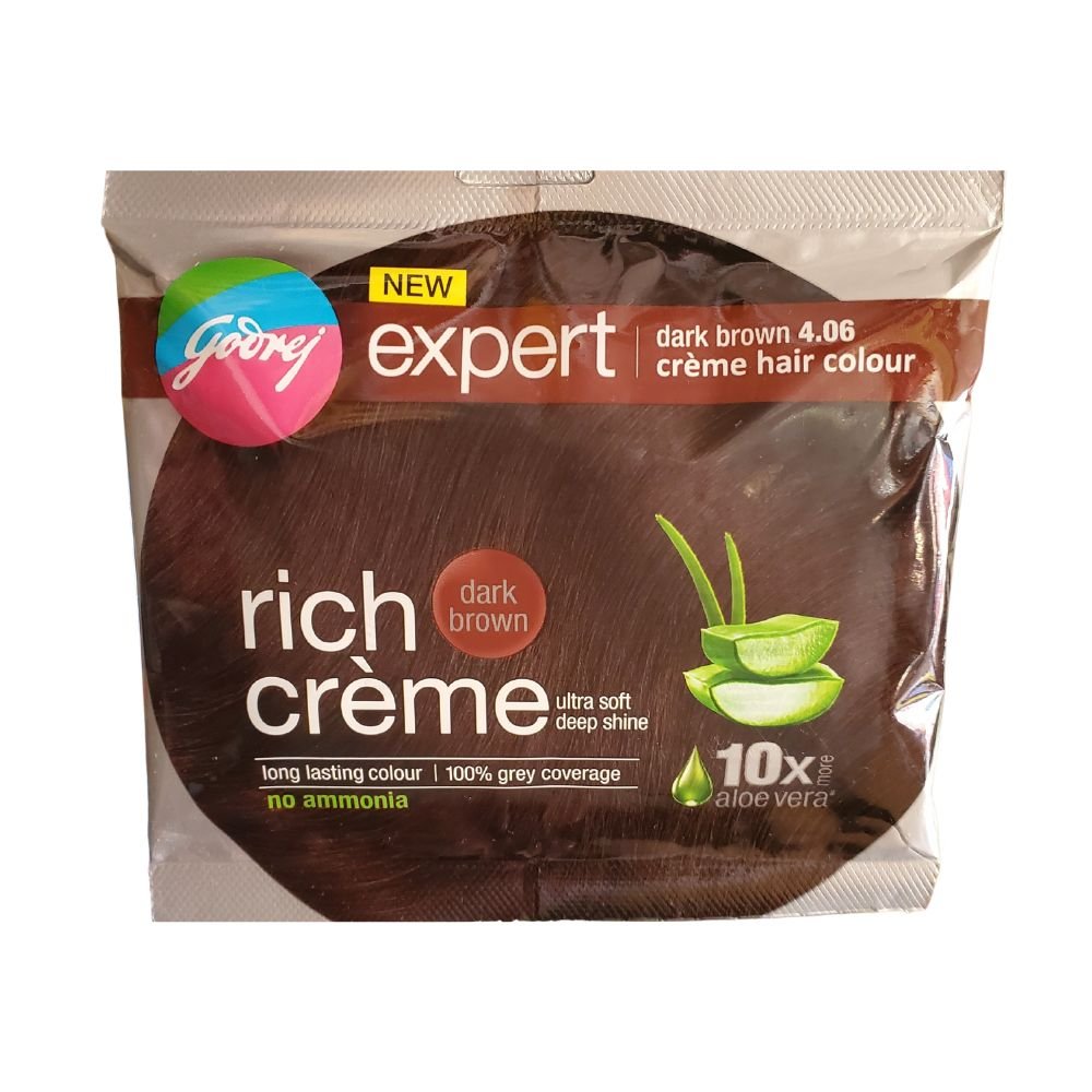 Godrej Expert Natural Black Powder Hair Colour 24g (0.85oz) - Singh Cart
