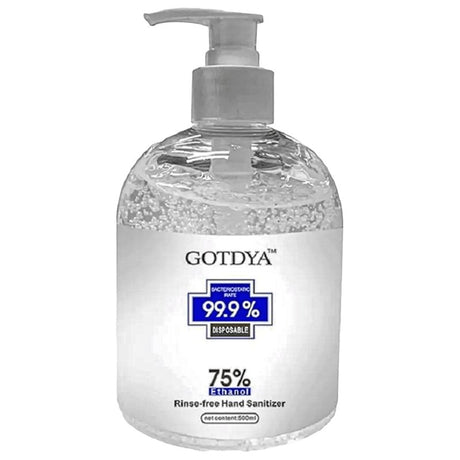 Gotdya Rinse-Free Hand Sanitizer 99.9% Protection 500ml - Disinfectants | Desimart