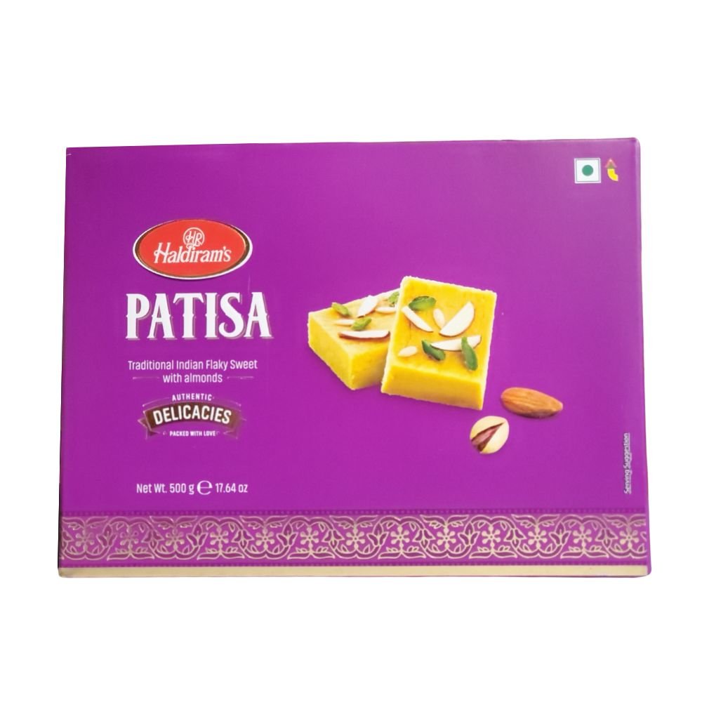 Haldiram Patisa Made With Desi Ghee 500g - Sweet | Desimart