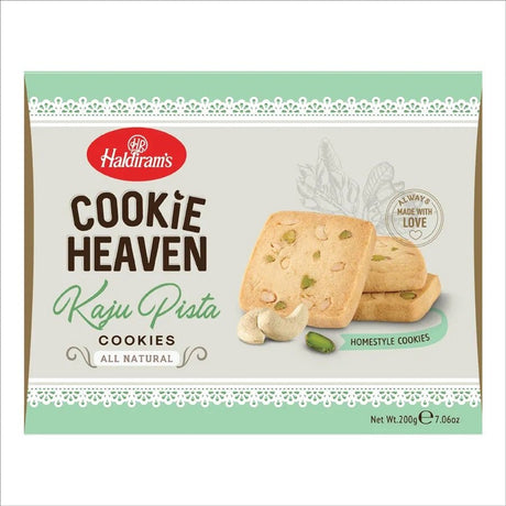 Haldiram’s Kaju Pista Cookies (200 Grams) - Cookies & snacks | Desimart