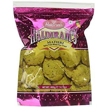 Haldiram's Mathri 400 Grams (14.10 OZ) - Namkeen & Savoury Snacks | Desimart
