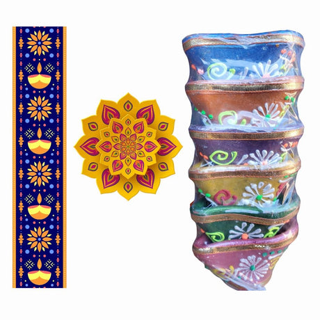 Hand Made Clay Diyas for Diwali, Pooja (Set of 4) - Singh Cart
