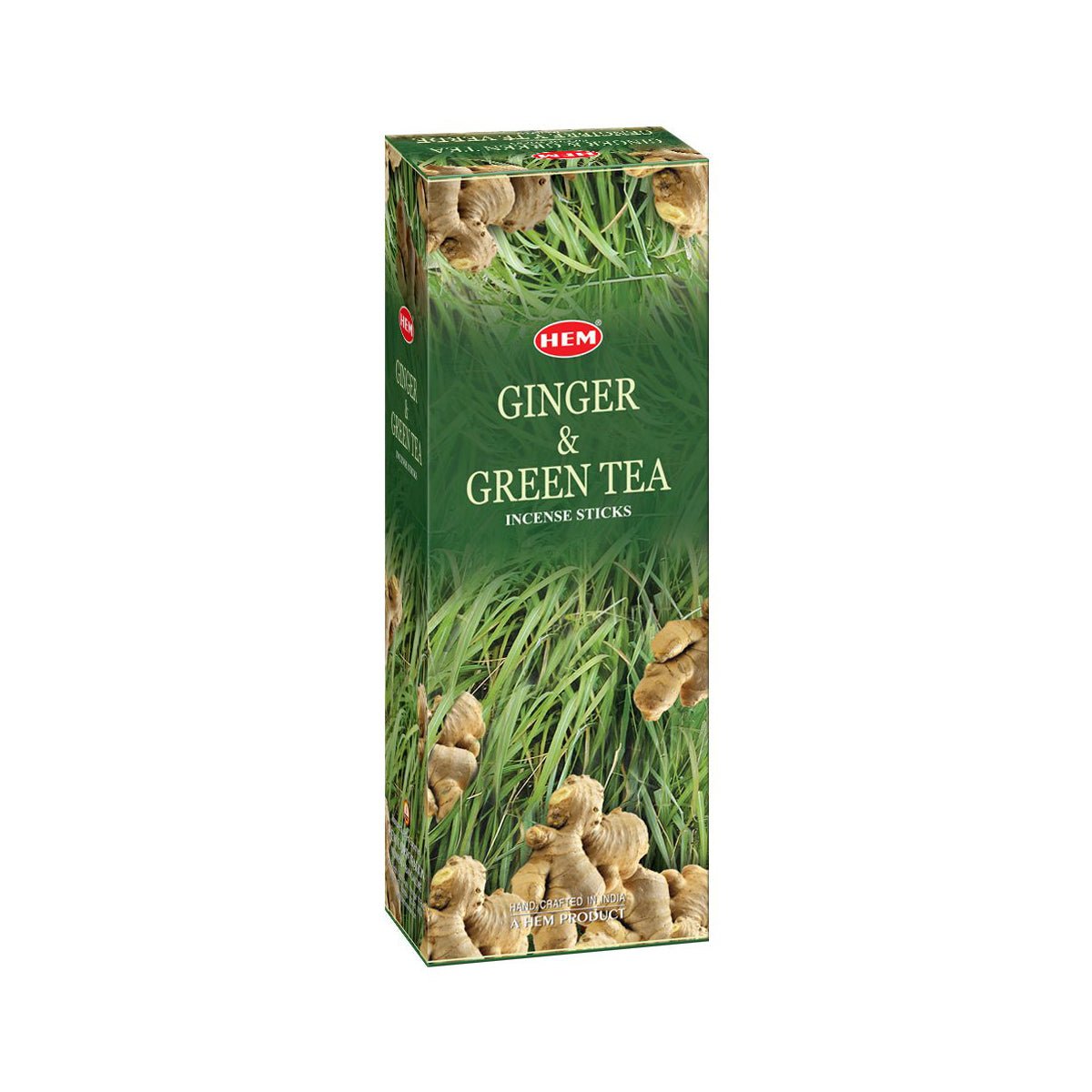 Hem Ginger & Green Incense Sticks (Agarbatti) 120 Sticks - Incense & Dhoop | Desimart