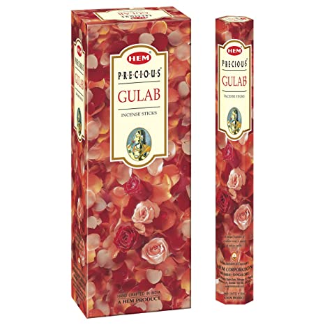 Hem Gulab Incense Sticks (Agarbatti ) 120 Sticks - Incense & Dhoop | Desimart
