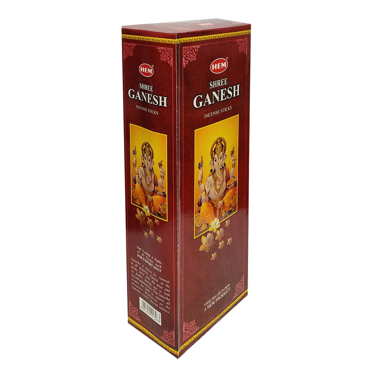 Hem Shree Ganesh Incense Sticks (Agarbatti) 120 Sticks - Incense & Dhoop | Desimart