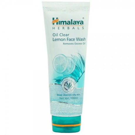 Himalaya Oil clear Lemon Face Wash Removes Excess Oil 100ml (3.38oz) - Face Care | Desimart