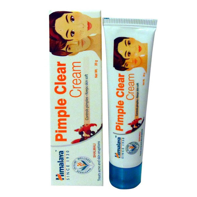Himalaya Pimple Clear Cream Controls Pimple Keeps Skin Soft 20g - Health Plus | Desimart