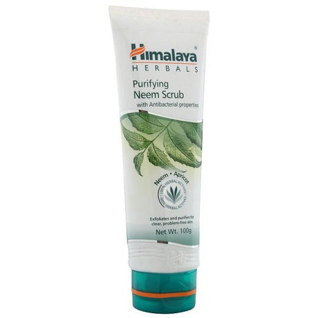 Himalaya Purifying Neem Scrub With Neem Apricot 100g - Face Wash | Desimart