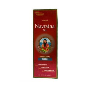 Himani Navratna Hair Oil 100% Herbal Cool 300ml (10.1oz) - Hair Care | Desimart