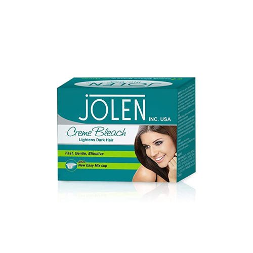 Jolen Bleach Creme Bleach Lightens Dark Hair 34g (1.20oz) - Body Care | Desimart