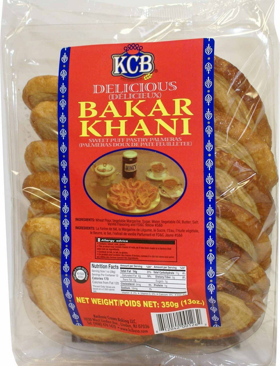 KCB Bakar Khani Bakhar Khani 350g (13oz) - Cookies & snacks | Desimart