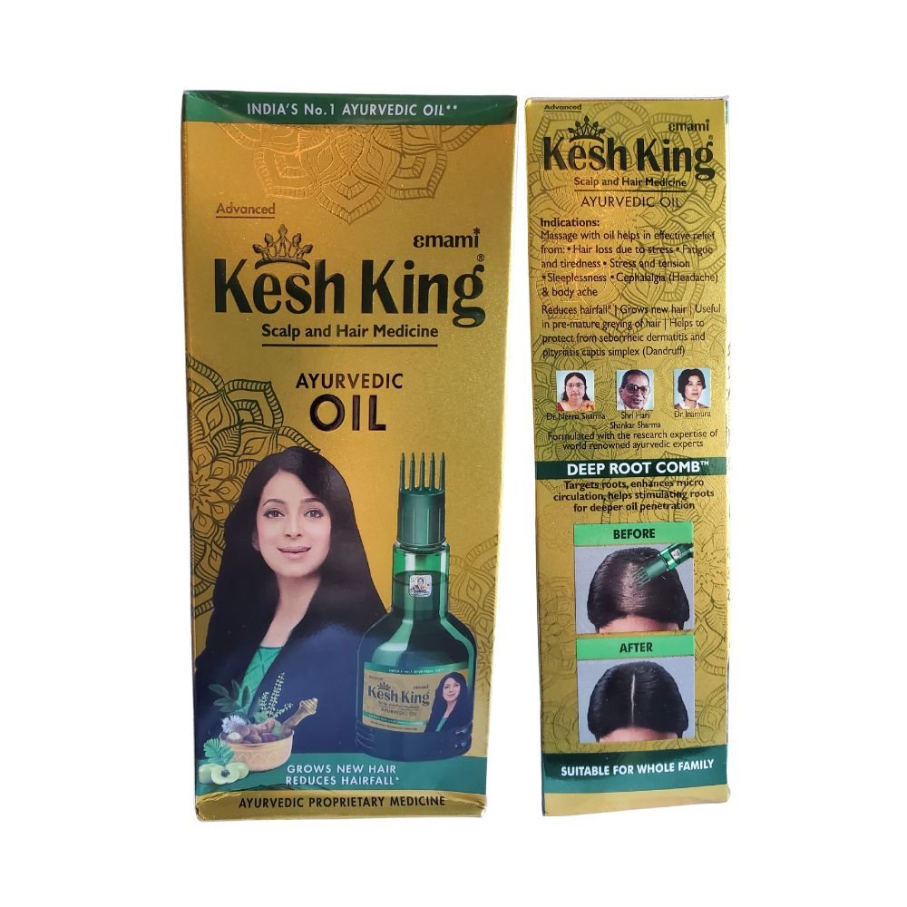 Kesh King Ayurvedic Hair Oil Reduces Hair Fall 100ml - Hair Oil | Desimart