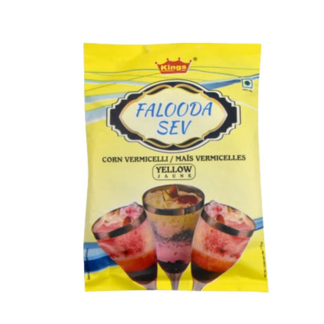 Kings Falooda sev Yellow Gluten Free 50g (Pack of 2) - Dessert | Desimart