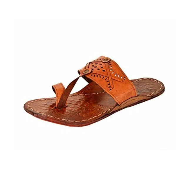 Kolapuri Chappal Hand Made Soft Pure Leather - Hand Made | Desimart