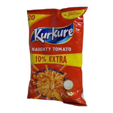 Kurkure Naughty Tomato 85g (2.97oz) - Namkeen & Savoury Snacks | Desimart