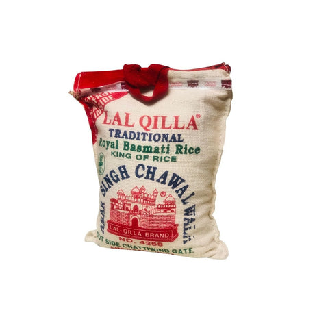 Lal Qilla Basmati Rice Traditional Royal Rice Amar Singh Chawal Wala 10lbs (4.54kg) - Rice | Desimart
