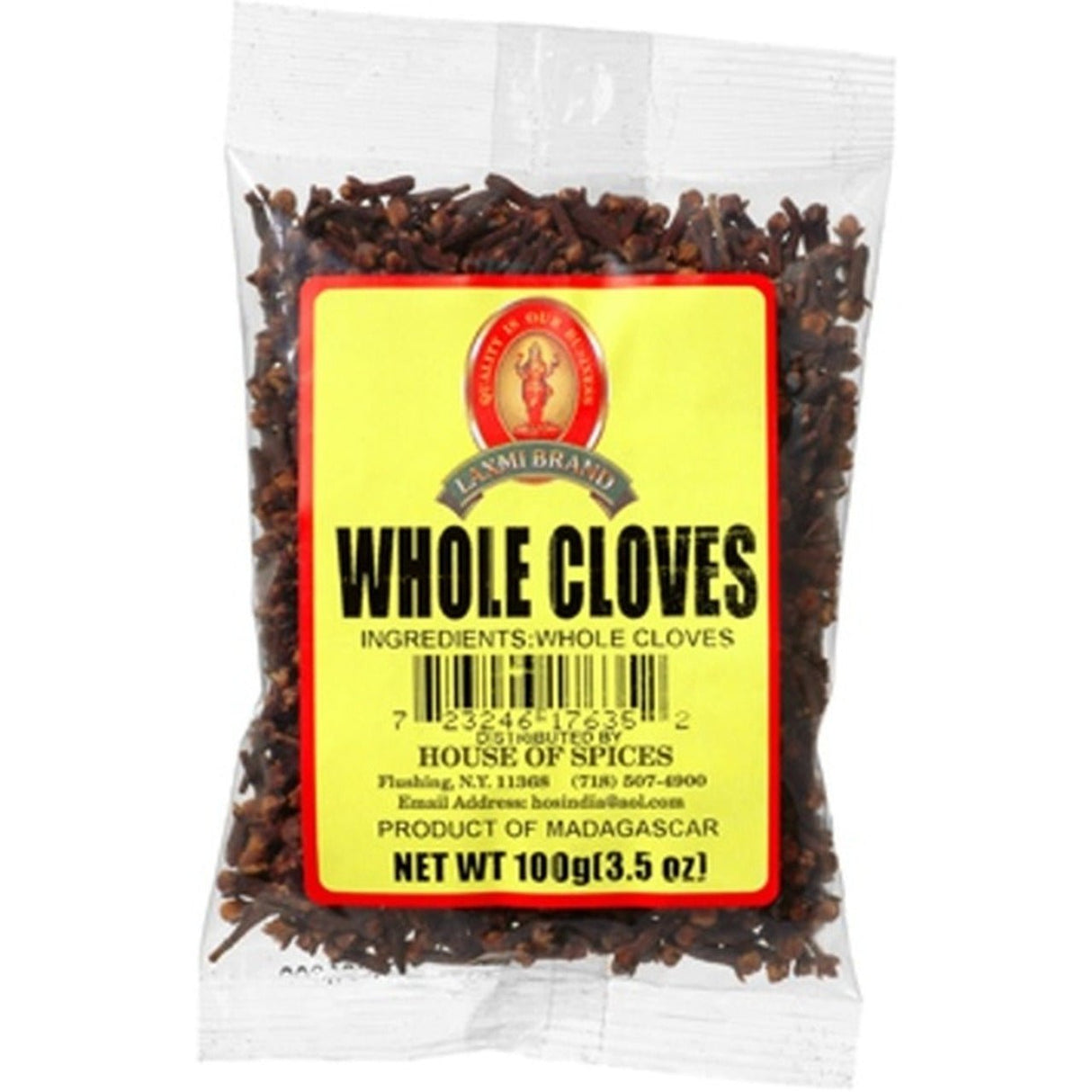 Laxmi Clove Whole - 100 Gm (3.5 Oz) - Spices | Desimart