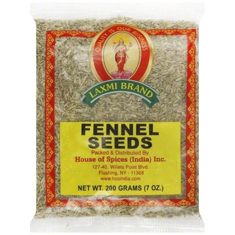 Laxmi Fennel Seed - 200 Gm (7 Oz) - Spices | Desimart