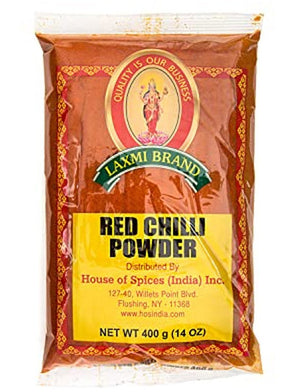 Laxmi Red Chilli Powder - 14 Oz (400 Gm) - Spices | Desimart