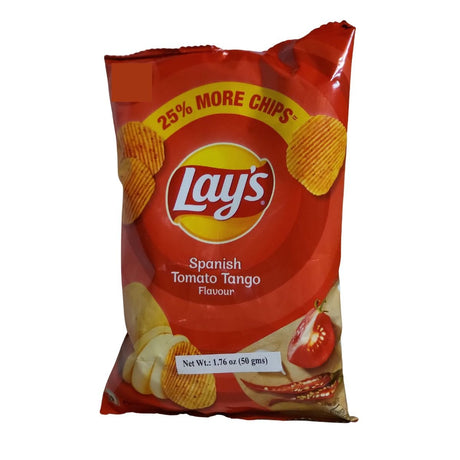 Lays Spanish Tomato Tango Flavour 50g - Namkeen & Savoury Snacks | Desimart