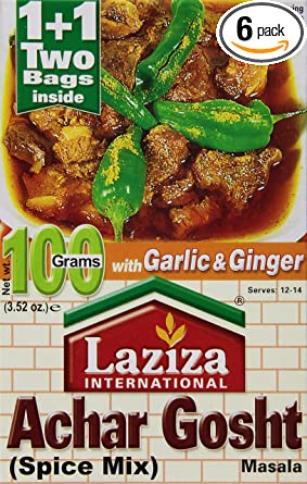 Laziza Achar Gosht Masala Spice Mix 100g - Grocery | Desimart