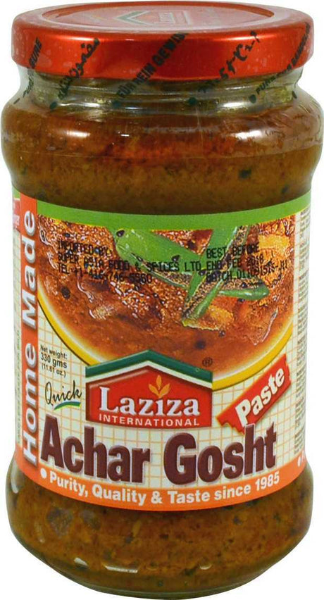 Laziza Achar Gosht Paste 330g (11.61 OZ) - Paste | Desimart