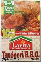 Laziza Tandoori B.B.Q Masala with Ginger And Garlic Spice Mix 100g - Spice mix | Desimart