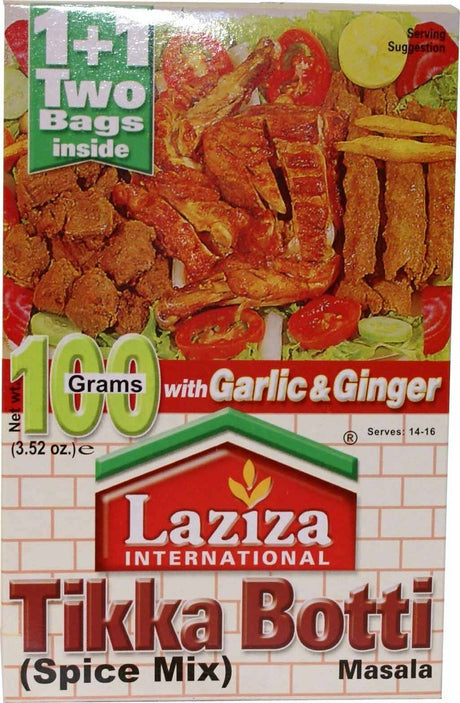 Laziza Tikka Botti Masala with Garlic And Ginger Spice Mix 100g - Grocery | Desimart
