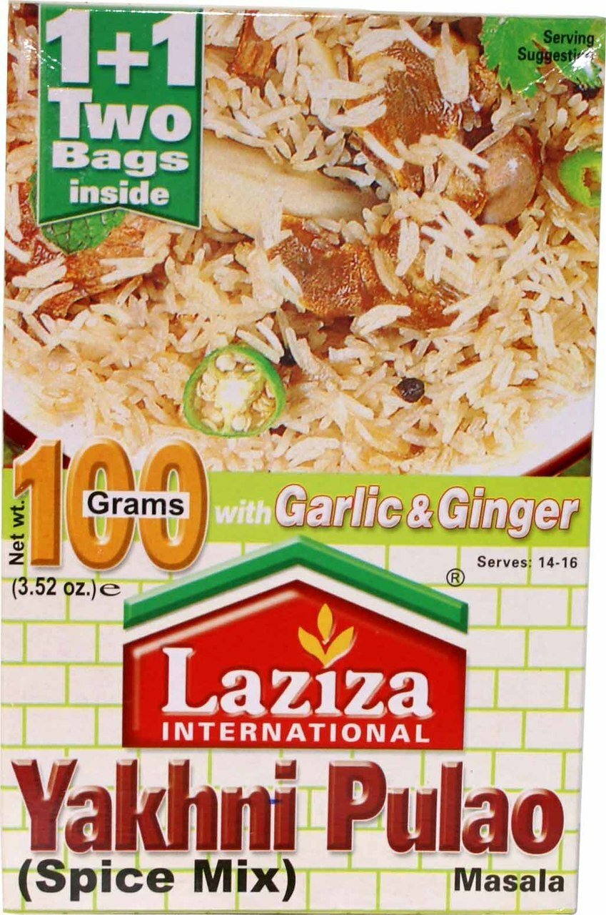 Laziza Yakhni Pulao Masala with Garlic And Ginger Spice Mix 100g - Spices | Desimart