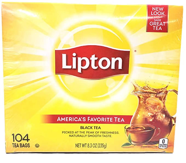 Lipton America's Favorite Black Tea 104 Bags - Tea & Coffee | Desimart