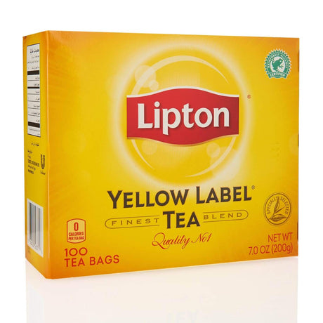 Lipton Yellow Label 100 tea bags Orange Pakoe - Desimart