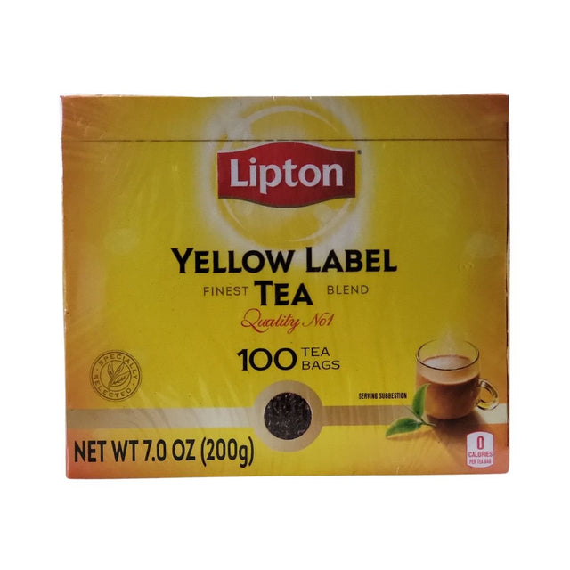 Lipton Yellow Label Tea Bags 100 Tea Bags 7oz - Tea & Coffee | Desimart