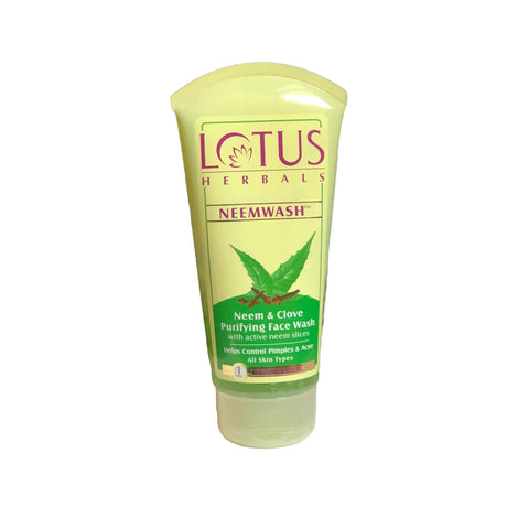 Lotus Herbals Neemwash Neem & Clove Purifying Face Wash 80g (2.82oz) - Face Wash | Desimart