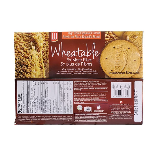 Lu Wheatable Cookies With High Fiber Digestive 129.6g - Cookies | Desimart