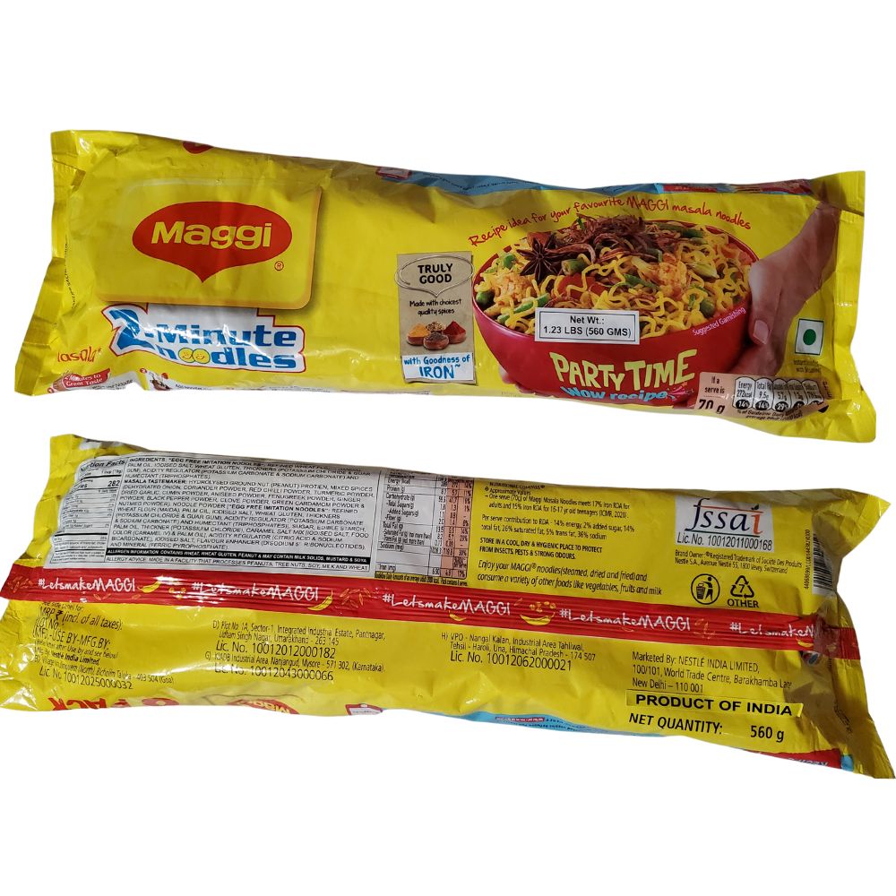 Maggi Noodles 2 Minute Noodles Masala Noodles 280g - Singh Cart