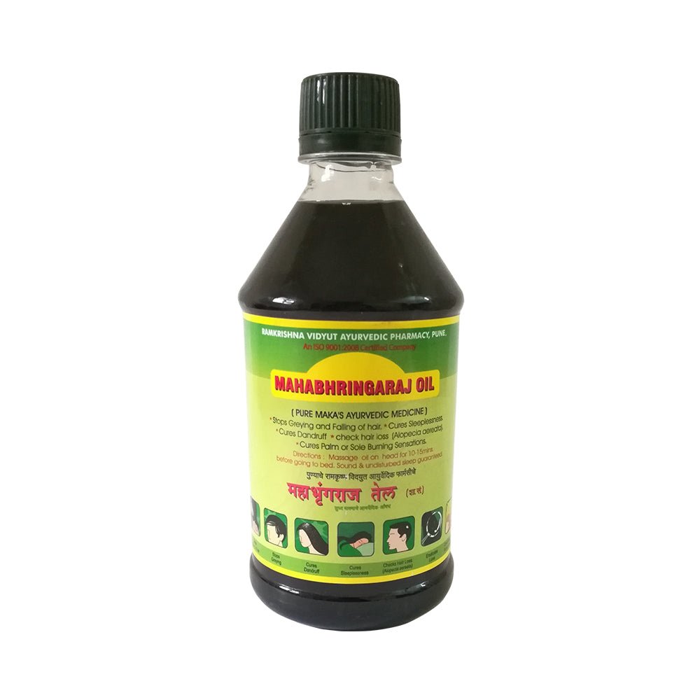 Mahabhringaraj Oil Ayurvedic Medicine Stops Greying & Hair Falling 500ml - Hair Care | Desimart