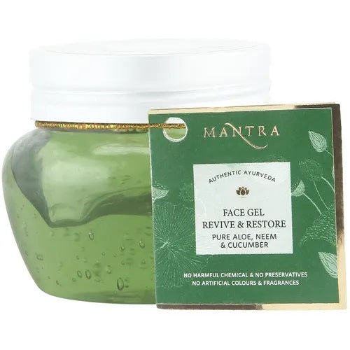 Mantra Authentic Ayurveda Face Gel Pure Aloe Neem & Cucumber 100g - Face Care | Desimart