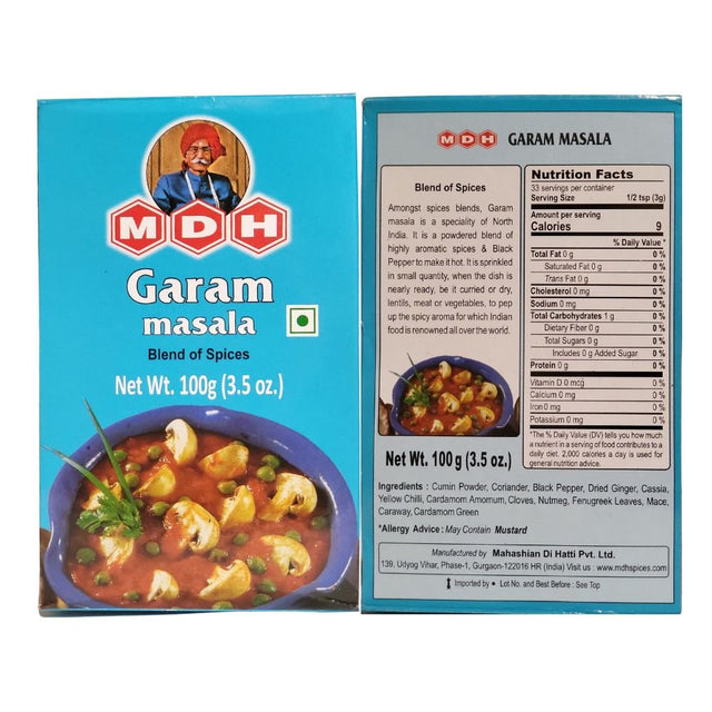 Mdh Garam Masala 100g (3.5 oz) - Blend Spices | Desimart