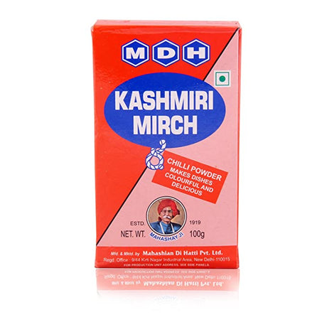 MDH Kashmiri Mirch Powder 100g - Ground Spices | Desimart