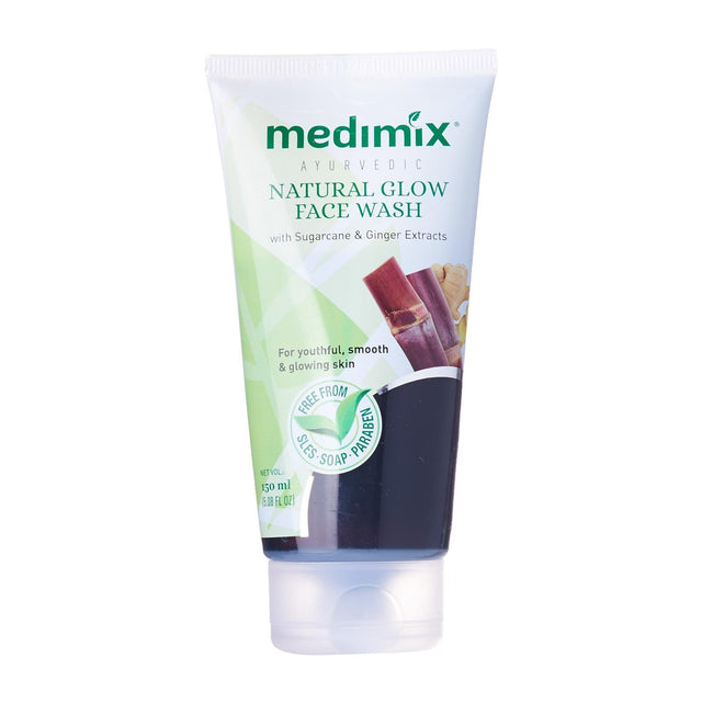 Medimix Natural Glow Face wash With Sugarcane & Ginger 150 ml - cosmetic | Desimart