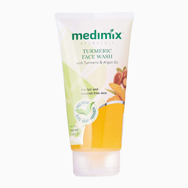 Medimix Turmeric Facewash with Turmeric & Argan Oil 150 ml - Face Wash | Desimart
