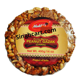 Mukkis Peanut Gazak Chikki Gud Gachak 400g (Pack of 3) - Ready to eat | Desimart